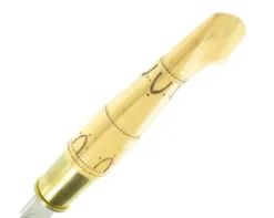 Nontron Virole n° 50 - Sabot - Manche en buis avec pyrogravure