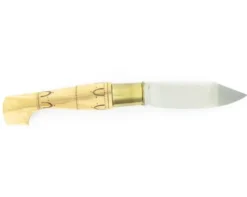 Nontron Virole n° 50 - Sabot - Manche en buis avec pyrogravure