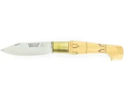 Nontron Virole n° 50 - Sabot - Manche en buis avec pyrogravure