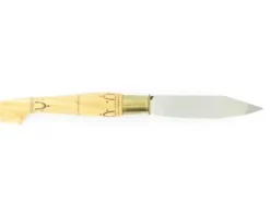 Nontron Virole n° 30 - Sabot - Manche en Buis avec pyrogravure