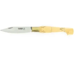 Nontron Virole n° 30 - Sabot - Manche en Buis avec pyrogravure