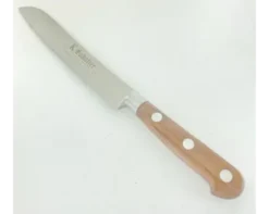 Pain 20 cm manche - Bois naturel palissandre - Rivets Aluminium - Ref 434