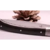Pliant par Daniel Marlot Mitre avant Damas - Mitre arrière Forgée - Buffle