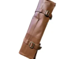 POCHETTE EN CUIR - VD Cuir Marron