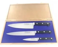 Proxus - Coffret Chêne - Cuisine 21 cm - Tranchelard 21 cm - Office 8 cm