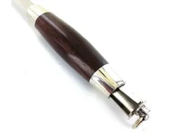 Remaud - couteau Tonneau Grand Modèle - Ebène de Macassar - mitres en maillechort