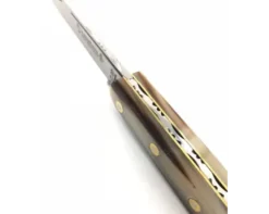 Rouennais 11 cm - Corne Blonde - Guilloché