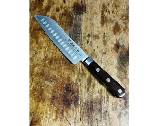 Santuko Cuisine Orientale 17 cm Alvéolée - Manche Palissandre - série limitée
