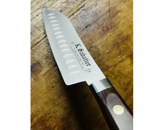 Santuko Cuisine Orientale 17 cm Alvéolée - Manche Palissandre - série limitée