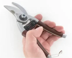 Sécateur de Jardin 20 cm - revêtement des branches en cuir