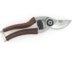 Sécateur de Jardin 23 cm - revêtement des branches en cuir