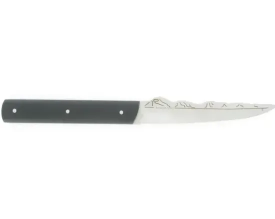 6 Tables - Brin d'Auvergne Plastique Noir façon ébène