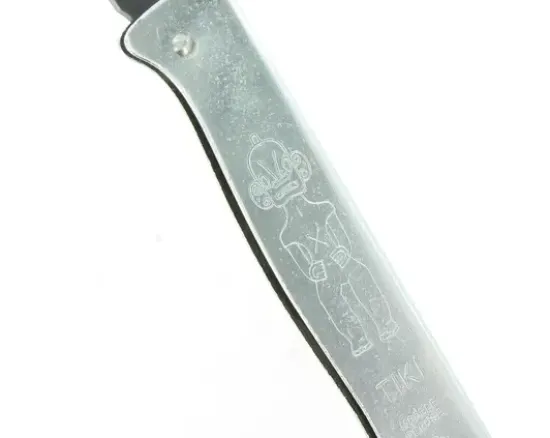 Tiki 200 Carbone Noir - Manche Acier Chromé