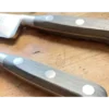 Tranchelard 20 cm - bois noir - rivets inox