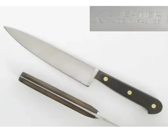Tranchelard 15 cm Canadien - INOX - Bois Noir