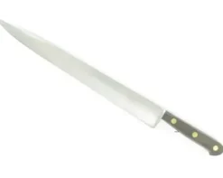 Tranchelard 30 cm Canadien - INOX - Bois Noir ICATL30