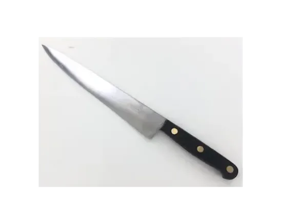 Tranchelard 26 cm - Wengué - Forgé - Carbone Ref 309