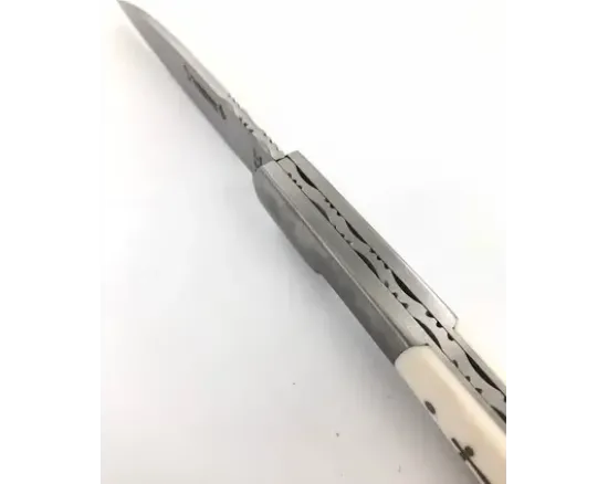 Vendetta 12 cm - Os - Guilloché - 3 croix gravées