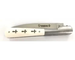 Vendetta 12 cm - Os - Guilloché - 3 croix gravées