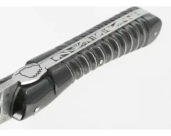 Vendetta Damas Corde Corne Noire Tresse Argent