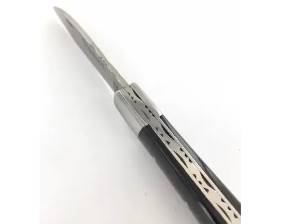 Yssingeaux 11 cm - Corne Noire - Guilloché